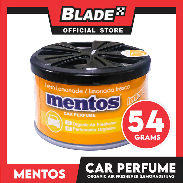 Mentos Organic Air Freshener, Car Perfume 54g (Lemonade)