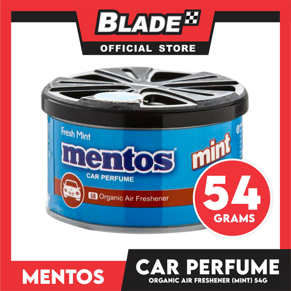 Mentos Organic Air Freshener, Car Perfume 54g (Mint)