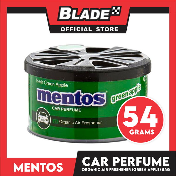 Mentos Organic Air Freshener, Car Perfume 54g (Green Apple)