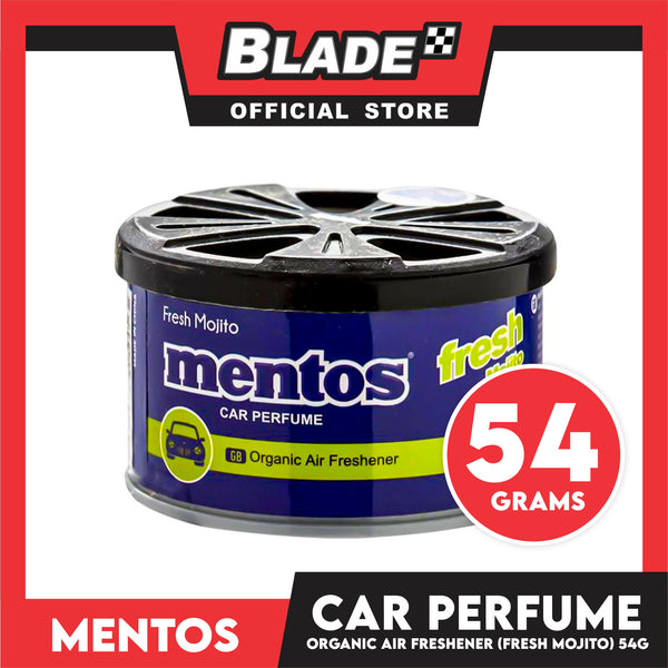 Mentos Organic Air Freshener, Car Perfume 54g (Fresh Mojito)