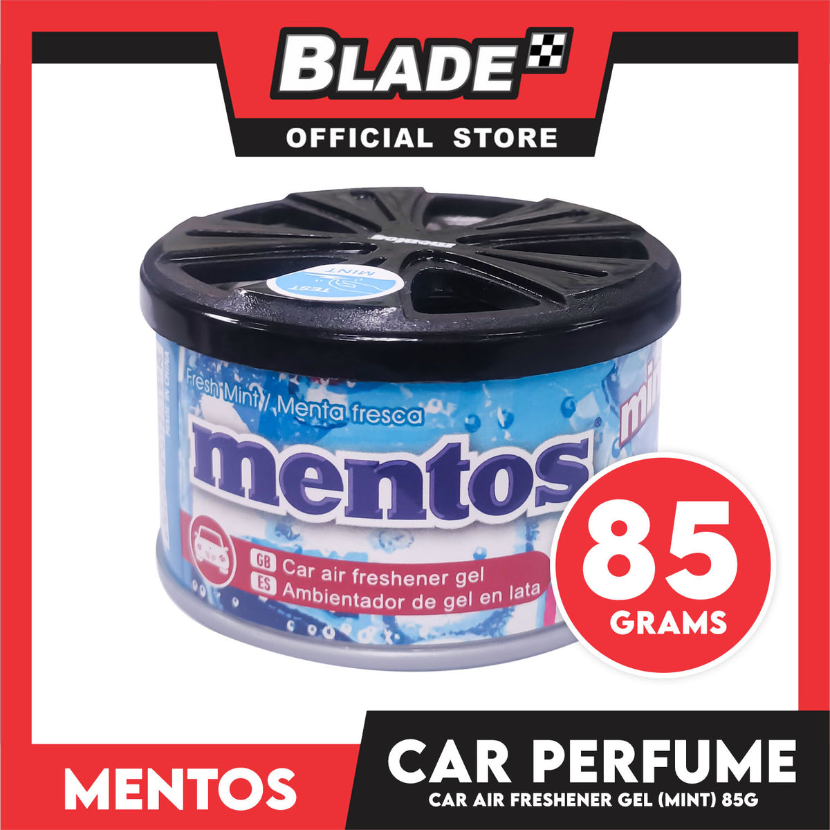 Mentos Car Air Freshener Gel 85g (Mint)