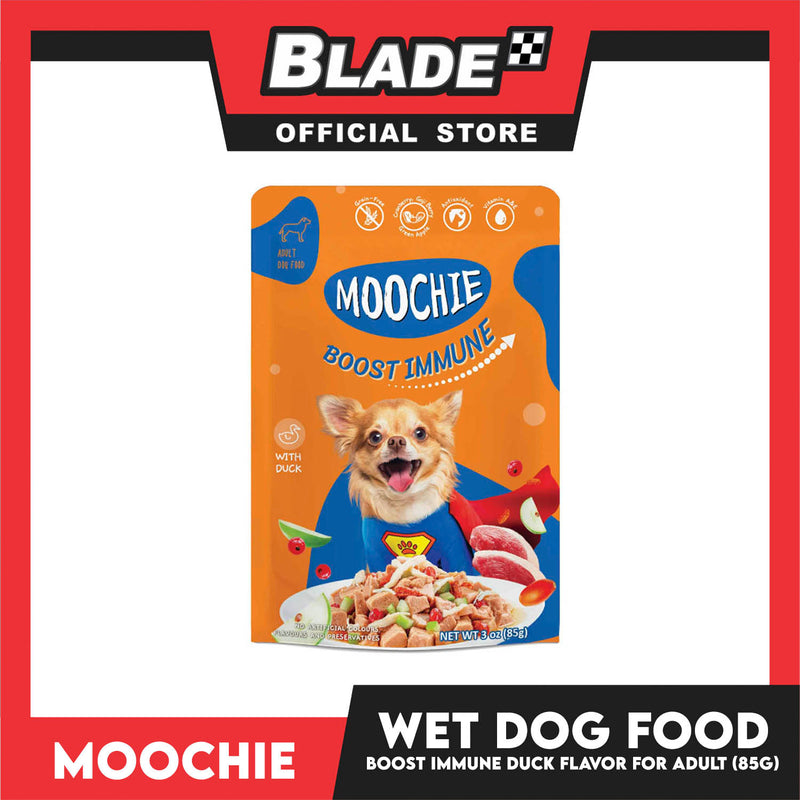 Moochie Boost Immune Dog Wet Food for Adult 85g (Duck)