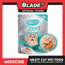 Moochie Cat Wet Food Meaty (Tuna and Green Lipped Mussel Recipe in Gravy) Senior Cats 70g