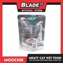 Moochie Cat Wet Food Meaty (Tuna and Green Lipped Mussel Recipe in Gravy) Senior Cats 70g