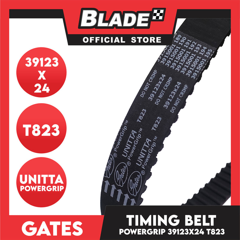 Gates Unitta PowerGrip Timing Fan Belt T823 39123 x 24mm 1pc For