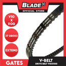 Gates Automotive Drive V-Belt Fan Belt Extend V10X1100 For Hyundai, MAN, Mercedes-Benz, Mitsubishi