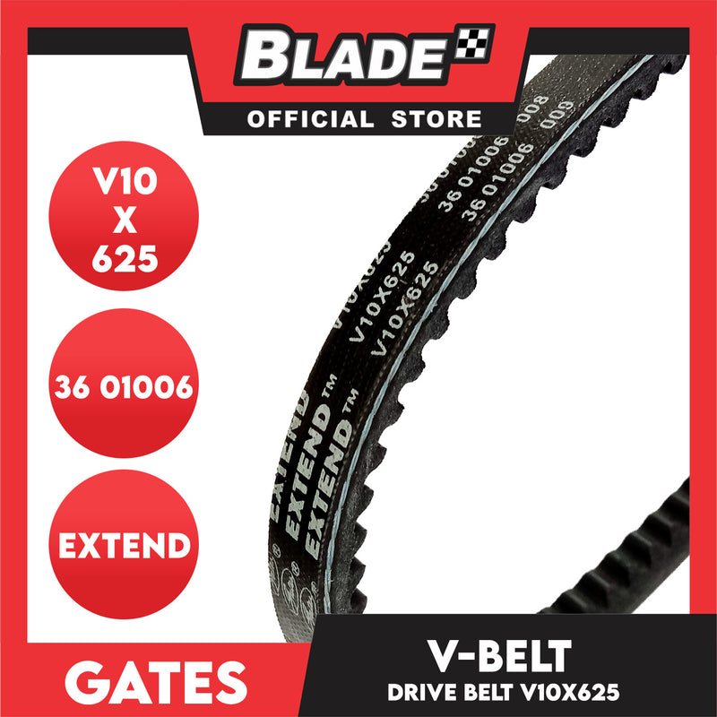 Gates Automotive Drive V-Belt Fan Belt Extend V10X625