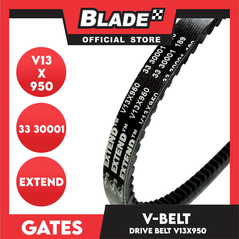 Gates Automotive Drive V-Belt Fan Belt Extend V13X950