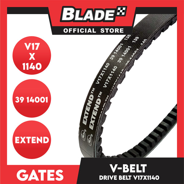 Gates Automotive Drive V-Belt Fan Belt Extend V17X1140