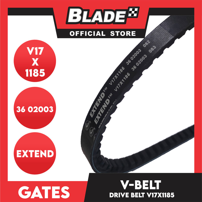 Gates Automotive Drive V-Belt Fan Belt Extend V17X1185 –