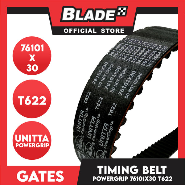 Gates Unitta PowerGrip Timing Belt T622 76101 x 30mm 1pc for Ford, Mazda