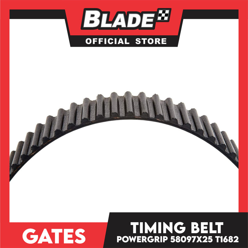 Gates Unitta PowerGrip Timing Belt T1682 58097 x 25mm 1pc for Daihatsu, Thairung, Toyota