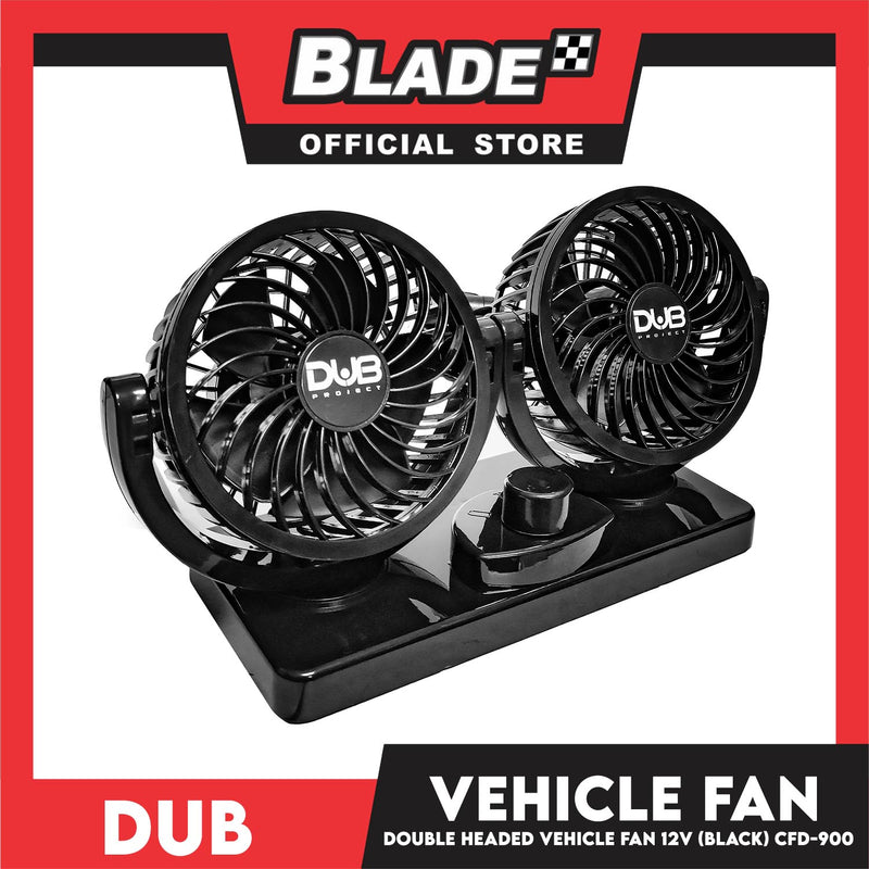 Dub Double-headed Vehicle Fan CFD-900 (Black)