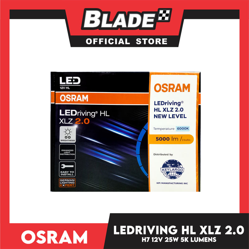 Osram LEDriving Headlight XLZ 2.0 5000lm 6000k 12V 25W H7 D5210CW PX26d