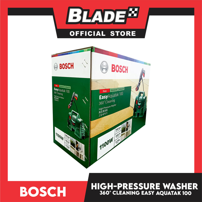 Bosch Easy Aquatak 100 High Pressure Washer 360 Degree Cleaning 1100W