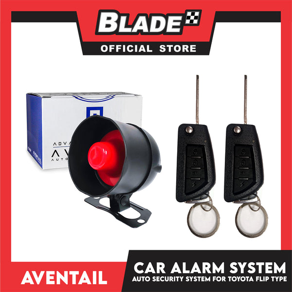 Aventail Car Alarm System Auto Security for Toyota Flip Type, Vehicle Alarm Security Protection System
