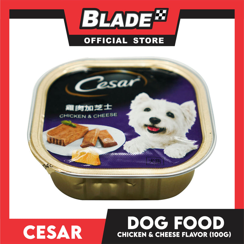 Cesar Chicken and Cheese Flavor 100g Dog Wet Food