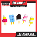 Gifts Pencil Eraser, Ice Cream Designs XGD-714  (Assorted Designs and Colors)