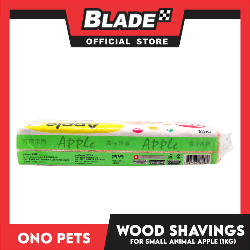 Ono Pets Wood Shavings Apple 1kg