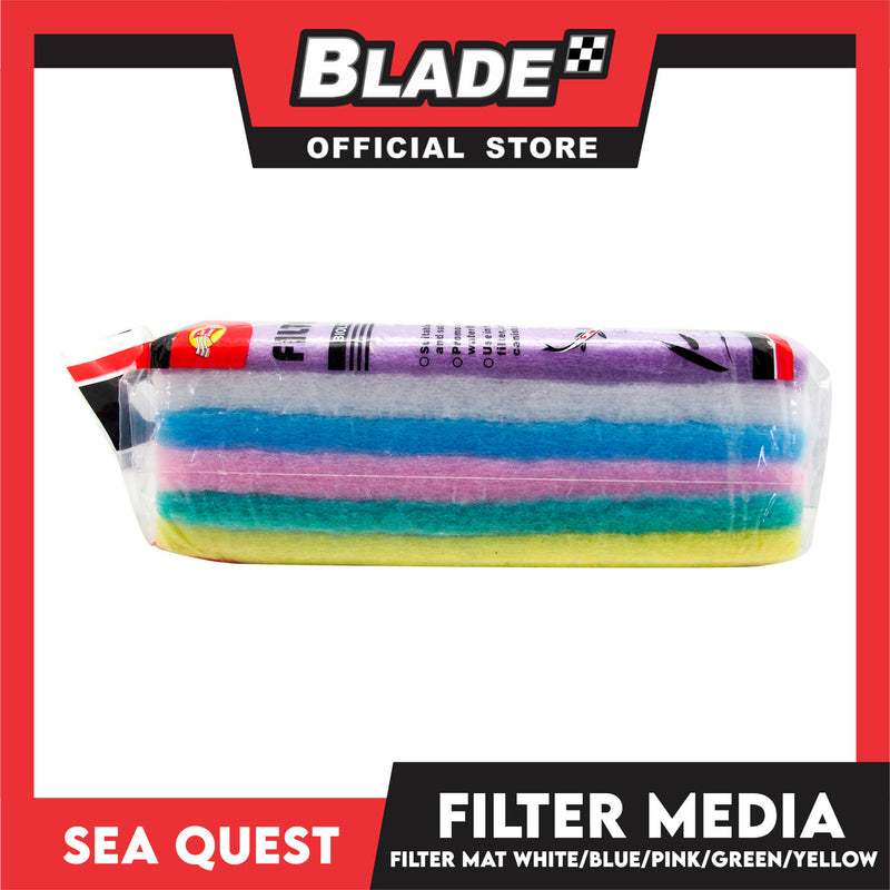 Sea Quest Biological Filter Mat 6 Colors Bio Wool Water Filter (Assorted Color)