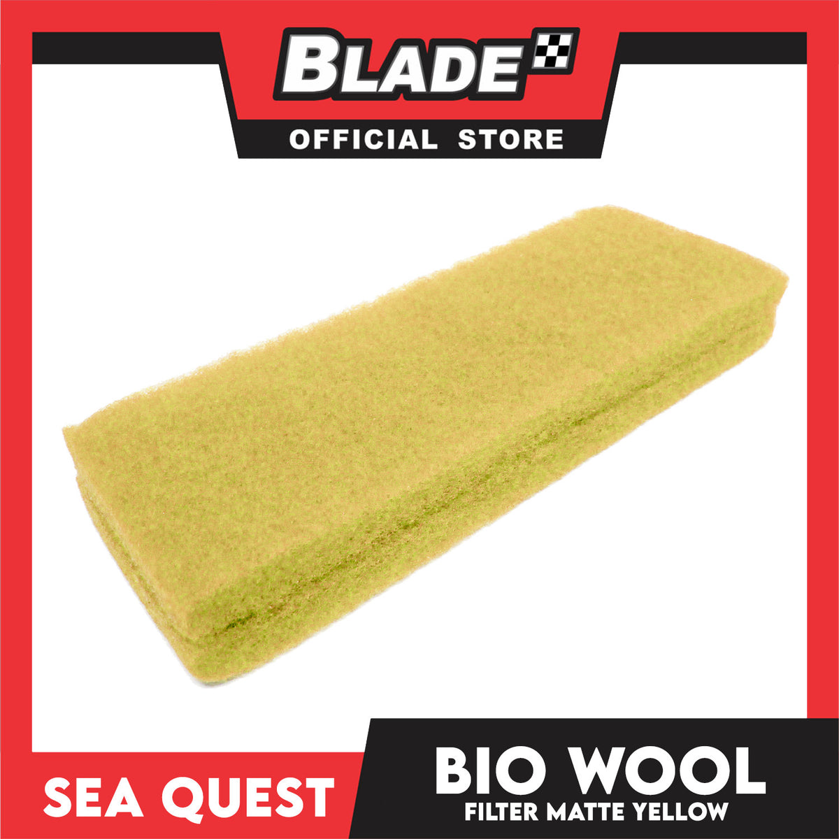 Sea Quest Filter Media Biological Filter Mat Yellow