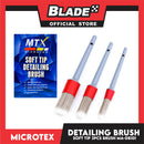 Microtex Soft Tip Detailing Brush Set of 3pcs MA-DB101