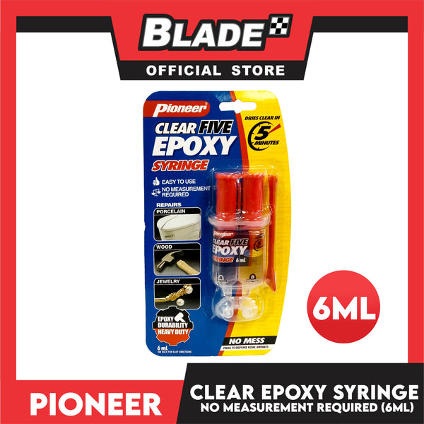 Pioneer Clear 5 Epoxy 6ml Syringe