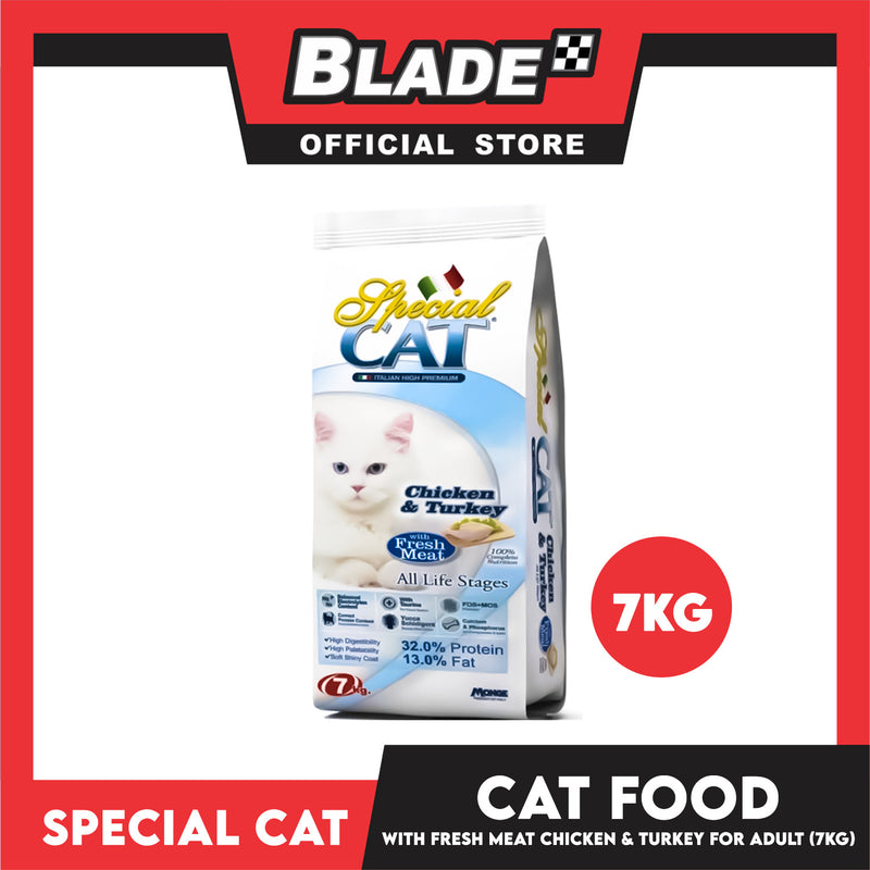 Special Cat All Life Stages Chicken and Turkey Dry Cat Food 7kg