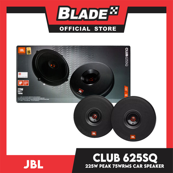JBL Club 625SQ 6-1/2'' (160mm) 2-way Car Speaker 35W RMS 225W Peak