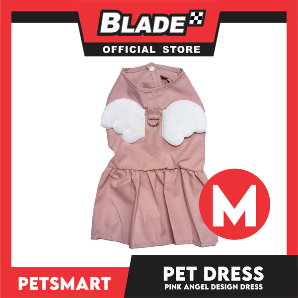 Pet Dress Pink Angel Design (Medium) Pet Clothes