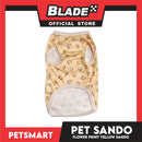 Pet Sando Flower Design Yellow (Medium) for dogs and cats