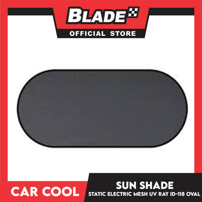 Car Cool Static Electric Sun Shade Mesh UV Ray ID-118 Oval