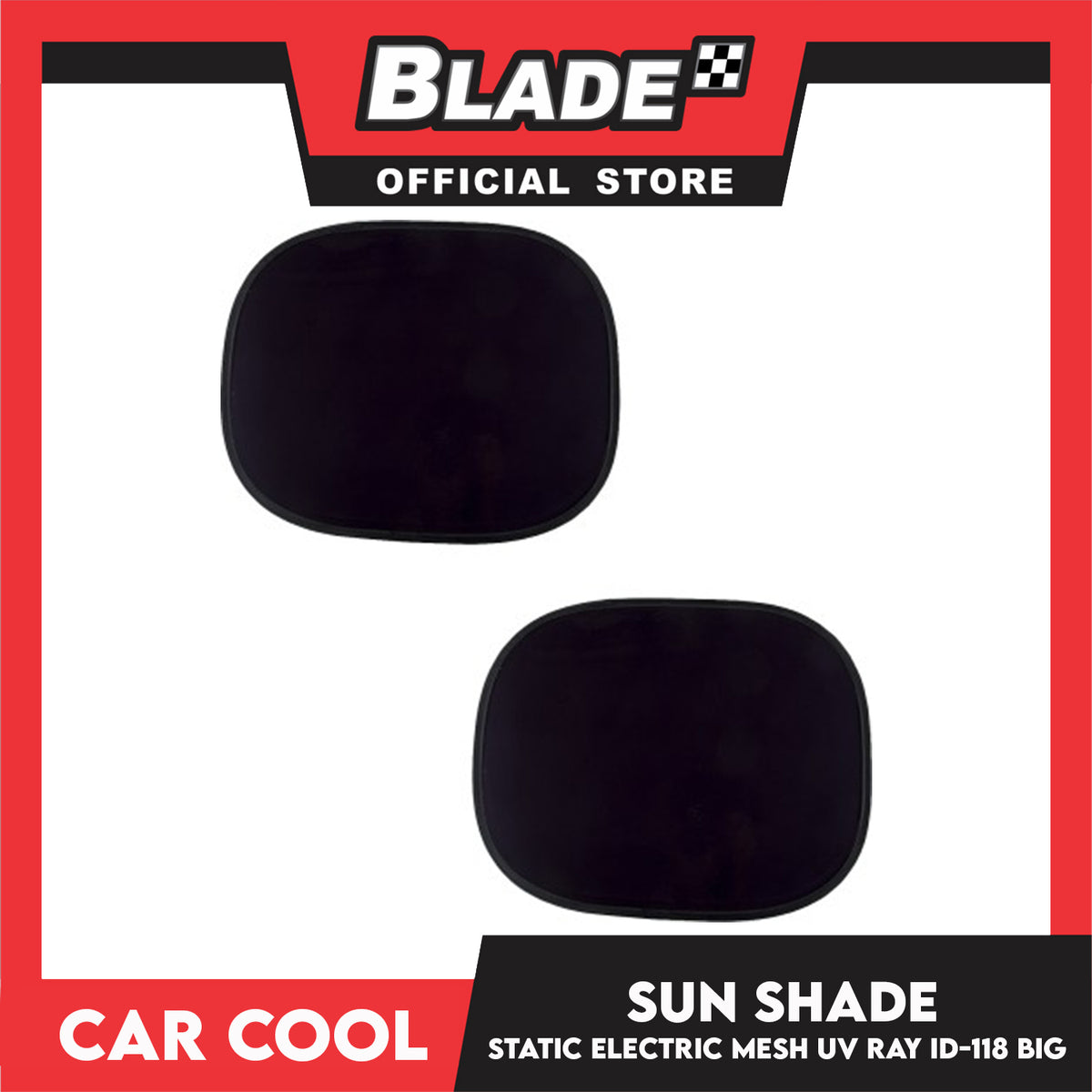Car Cool Static Electric Sun Shade Mesh UV Ray ID-118 Square (Big)