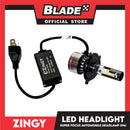 Zingy Car Led Headlight H4 6000K Intelligent, Super Focus Auto-Mobile Head Lamp V16+