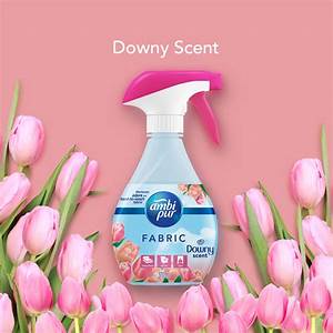 Ambi Pur Fabric Downy Scent 370ml Removes Odors and 99.9% Germs